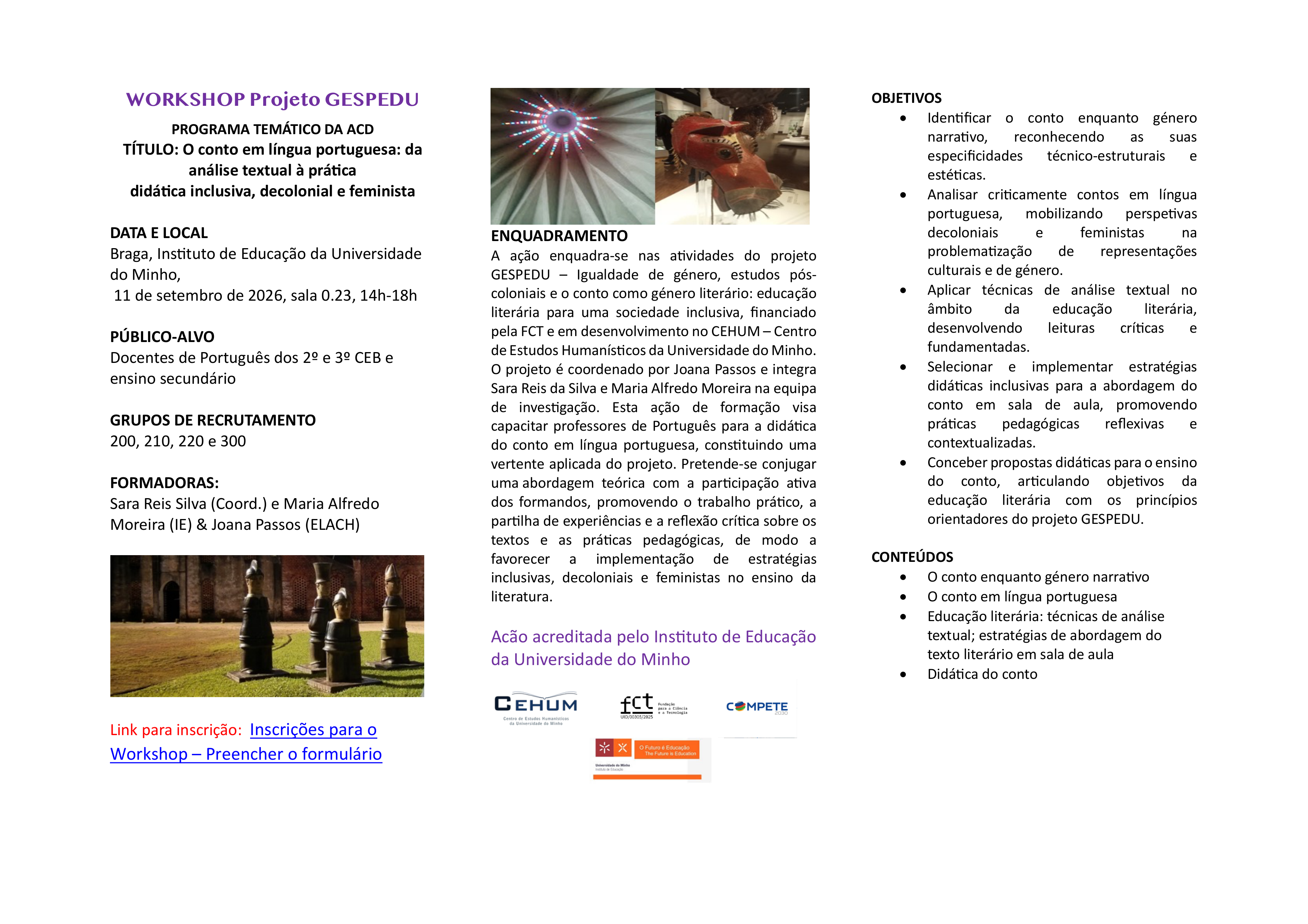 Workshop GESPEDU